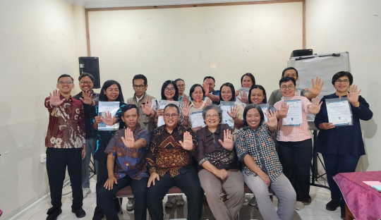 Gereja-Gereja se-Klasis Wonogiri Susun SOP Perlindungan Perempuan dan Anak, 15 Anggota Satgas Terima Sertifikat